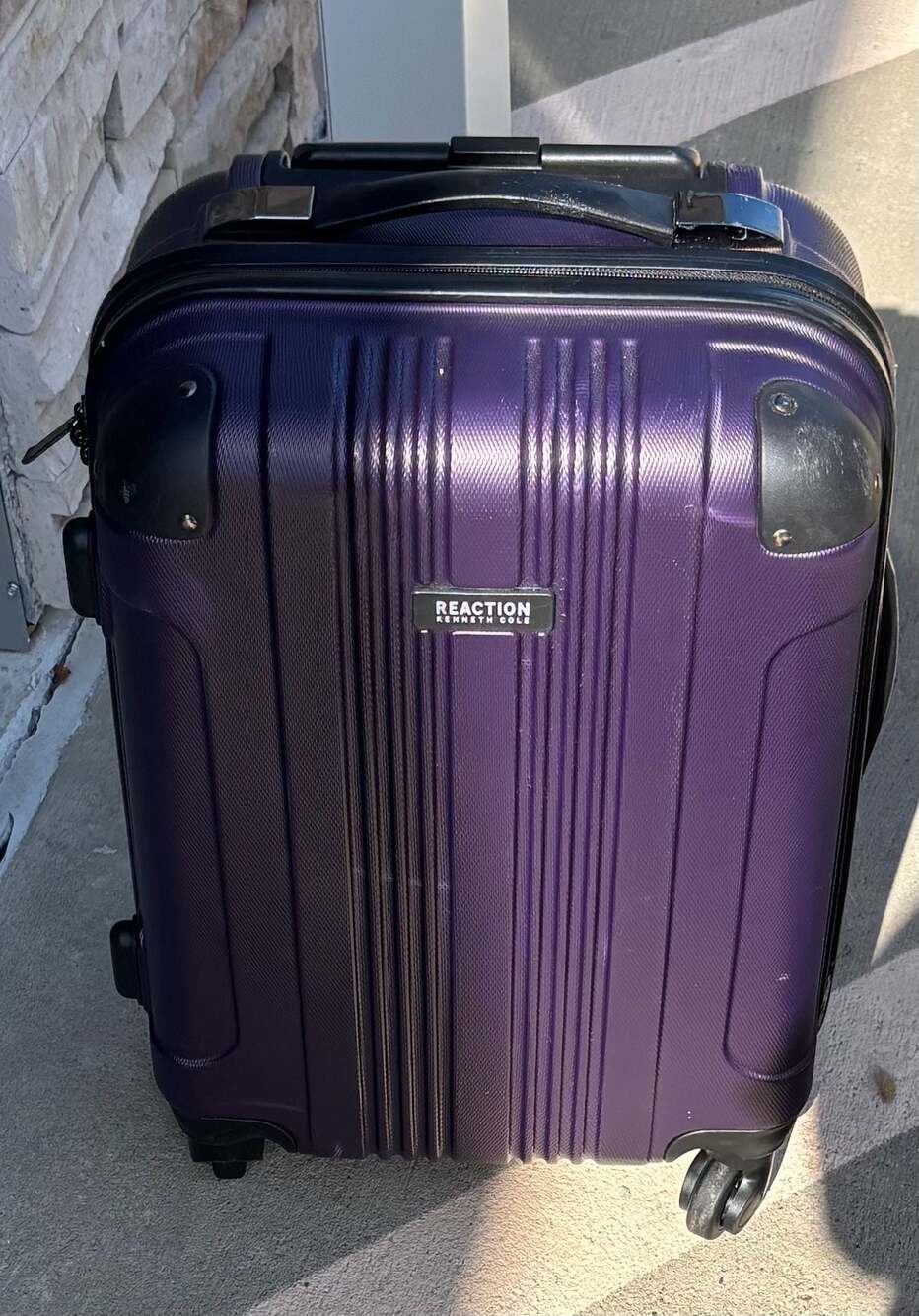 Kenneth Cole Reaction Out of Bounds Hardside Spinner Carry-On Luggage, Purple
